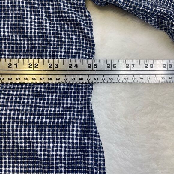 Nautica Shirt Mens Size XL Blue Plaid Casual Button Up Long Sleeve - Picture 7 of 11